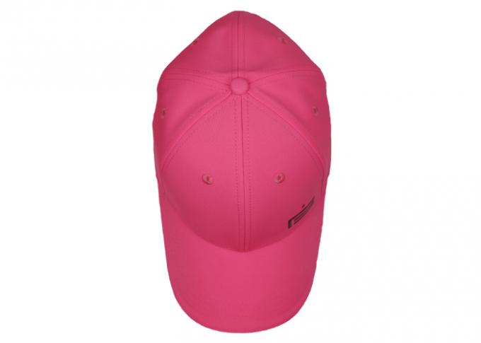 Özel basit ayarlanabilir pembe uzun boylu rahat spor tenis koşu şapka şapka