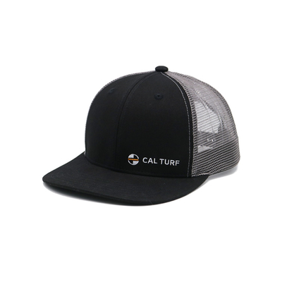 Özel Pamuklu Polyester Kumaş Nakış Logolu Yetişkin Kamyon Şoförü Şapkası Boyutu Ayarlayın