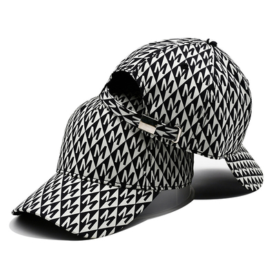 Özelleştirilmiş Düz Nakış Golf Şapkası Snapback Naylon Dokuma Metal Toka