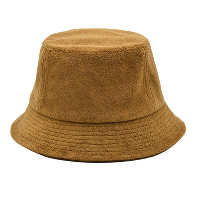 Kadın sonbahar ve kış güneşliği için yeni havlu kumaş Kova şapka