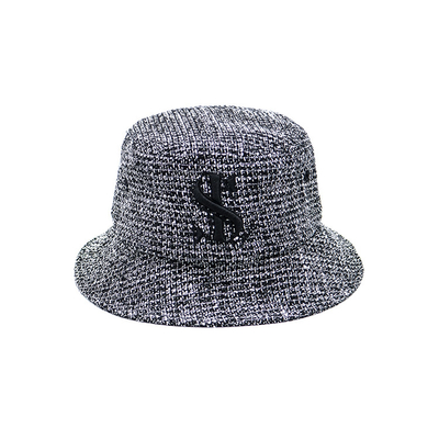 Custom 3D nakışlı logo Unisex ile kova şapka moda tasarımı