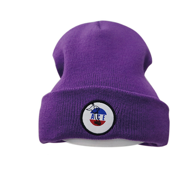 Tığ Örme Kış Kafatası Kayak Cap, Beanie Slouch Alpaka Sıcak Örme Şapka