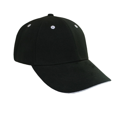 Şık Siyah Akrilik Snapback Baba Şapkalar, Baba Beyzbol Şapkası Peluş Stil