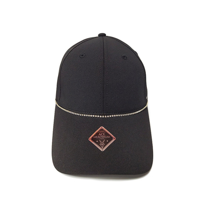 Düz Renk Siyah Beyzbol Şapkası Moda Açık Spor Pamuk Golf Şapka