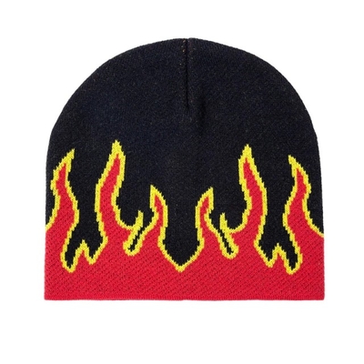 Moda Ateş Tasarımı Örgü Bere Şapkalar Dokuma Etiket Karakter Tarzı