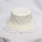 Unisex Saf Pamuklu Açık Güneş Şapkası Plaj Korumalı Fisher Kova Kapağı 58CM