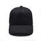 Kısa Kenarlı Polyester 5 Panel Kamyon Şoförü Şapkası Siyah Renk 7 Delikli Plastik Çıtçıt