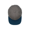 Ön panelde süblimasyon yaması Düz ​​kenarlı çıtçıtlı şapkalar %100 pamuklu dimi gri şapkalar