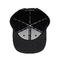 55cm Klasik Siyah Düz Şapka Ayarlanabilir Toka Geri Saf Pamuk Snapback Şapka