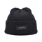 Unisex 54cm İşlemeli Kış Şapkaları Boş Özel Etiket Kelepçeli Düz Örme Bere