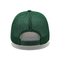 Kavisli Siperlik Yeşil Kamyon Şoförü Şapkası 5 Panel Sünger Örgü Şapka İşlemeli Harf Logolu