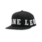 İşlemeli Logolu Yüksek Dayanıklılık Siyah Düz Vizör Snapback Şapka