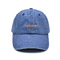 Ayarlanabilir Spor Baba Şapkaları Unisex Boş Vintage Sıkıntılı Yıkanmış Pamuk Beyzbol Şapkası