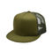 Camo 6 Panel Düz Ağız File Şapka Özel Logo Ordu Yeşil Düz Kenar Şoför Şapkası
