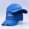 Mavi Ayarlanabilir Snapback Naylon Dokuma Metal Toka Açık Hava Etkinlikleri İçin Pamuk Naylon Polyester Golf Şapkaları