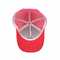 Beyaz ve Pembe İnsan Kafası Pamuklu Kamyon Şoförü File Şapka İşlemeli Logo