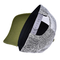 6 Kuşgözü Özel Logo Düz Kavisli / Küçük Kavisli Kenarlı 5 Panel Kamyon Şoförü Şapkası