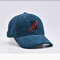 Unisex 3d nakışlı beyzbol şapkası pamuk orta taç iki ton 6 panel beyzbol şapkası