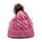 58cm Çember Dikiş Beanie Şapkalar Jacquard Hanımlar İçin Şık Kış Şapkaları