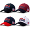 Paketleme 1PCS/PP Bag 6 Panel Kıyafetli Özel Gözlüklü Kırmızı Baseball Şapkaları