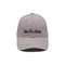 BSCI 6 Panel Kavisli Kenar Pamuk Gorras Beyzbol Şapkası Basit nakış Logo Yapılı Baba Şapkası