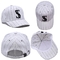 Ürün adı ile logo nakışlı yapılandırılmamış 6 panel beyzbol şapkası