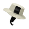 Katlanabilir Büyük Kenarlı Basit Boonie Şapkası Pamuk Özel Kapaklı Kemer Şapkaları