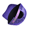 Özelleştirme 5 Panel Trucker Cap Visor Eğri Gözlükler Mor Mesh Şapka Rengi Logo Özelleştir