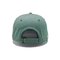Yeşil vintage pamuk ayarlanabilir snap back boş katı renk düz kenarlı snapback şapka 3d nakış snapback