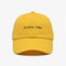 Özel nakışlı logo baba şapkası erkek şapkası kadınlar % 100 pamuk beyzbol şapkası yapılandırılmamış yetişkin spor şapkası