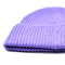 Kış Moda Çok Renkli Büyük Slouchy Kelepçeli Erkekler örgü şapka Unisex Mor şapka