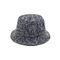 Custom 3D nakışlı logo Unisex ile kova şapka moda tasarımı