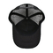 Toptan satış 5 Panel Unisex Custom Metal Plate bordürlü Mesh Beyzbol Şapkası Gorras Nefes Alıcı Eğri Kenarlı Kamyon Şapkası