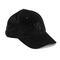 Uniseks Gömme yapılandırılmamış beyzbol kapaklar, siyah kadife beyzbol şapkası hızlı kuru