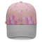 Kişiselleştirilmiş Bayanlar Beyzbol Şapkası, Süblimasyon Çiçek Beyzbol Şapka Nefes
