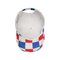Beyaz Renk Sublime N Ağız Pamuk Dimi Beyzbol Şapka Özelleştirilmiş Renk / Boyut