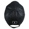 Unisex Siyah Spor Baba Şapkaları 6 Panel Moda Tasarımı Deri Malzemesi