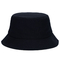 Kişiselleştirilmiş Katı Siyah Balıkçı Kova Şapka Boş Stil Kadın Kullanımı