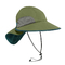 Bayanlar Yaz Etkinliği İçin Yeşil Geniş Büyük Ağız Açık Boonie Şapka