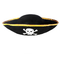 Dekoratif Siyah Cadılar Bayramı Korsan Şapka, Benzersiz Funky Festivali Şapkaları Kafatası Desenli
