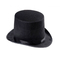Klasik Sert Üst Şapka,% 100 Saf Yün Steampunk Üst Şapka Düz Boyalı Desen