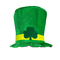 İrlanda Festivali St Patricks Günü Şapka, Shamrock Yeşil Top Funky Festivali Şapka
