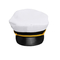 Promosyon Beyaz Sailor Kaptan Şapka, Boş Kaptan Şapka Kişiselleştirilmiş
