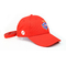 Fırçalı Pamuk Özel Hasır Beyzbol Şapkaları / Uzun Askı İşlemeli Golf Kapakları