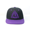 Plastik Toka ile Yetişkinler Düz Ağız Snapback Şapka Özel Logo Düz Bill Cap