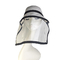 Çok İşlevli Koruyucu Hatswith PVC Yüz Visor Anti-Tükürme Kirliliği Anti-Tükürük Tükürük Kapağı İzole