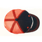 Yıldönümü Kırmızı Mesh 5 Panel Kamyon Şoförü Kap Özel Logo 3D Mektup Nakış Boş