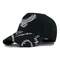 Metal Tokalı Siyah OSFM Yapılandırılmış Beyzbol Şapkası