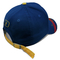 Metal Tokalı Mavi İşlemeli 5 Panel Beyzbol Şapkası