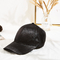 Siyah Pamuk 50cm Dijital Baskılı Beyzbol Şapkaları 6 Panel